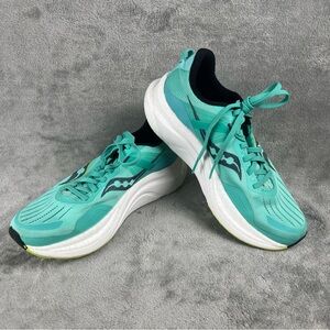 Saucony Tempus Women’s Size 9.5 Cool Mint Acid Running walking Shoes S10720-26